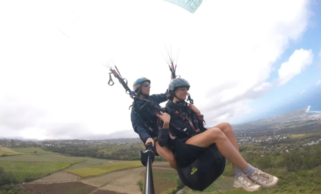 Offrir un baptême de parapente à l'île de la Réunion 974, Saint-Leu, Amazone Parapente