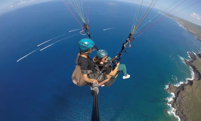 Vols en parapente, Saint-Leu, Amazone Parapente