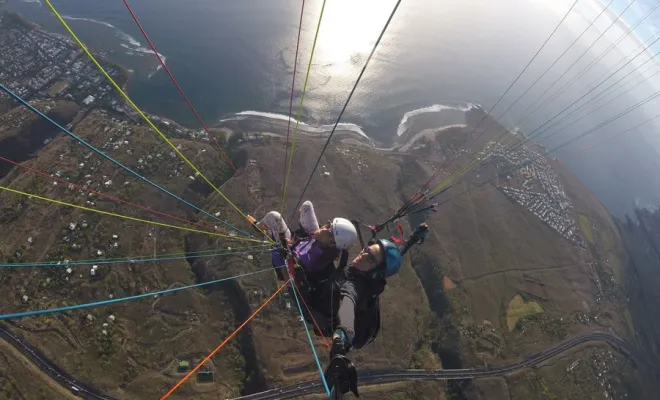 Vols en parapente, Saint-Leu, Amazone Parapente